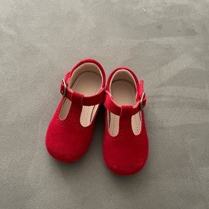 Red Mary Janes